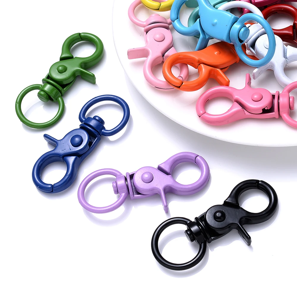 10Pcs Multicolor Hard Clips Lobster Claw Clasps and Open Jump Rings, Cute Lanyard Snap Hooks for Key Chain Ring Toy Chain Clasp
10Pcs Multicolor Hard Clips Lobster Claw Clasps and Open Jump Rings, Cute Lanyard Snap Hooks for Key Chain Ring Toy Chain Clasp