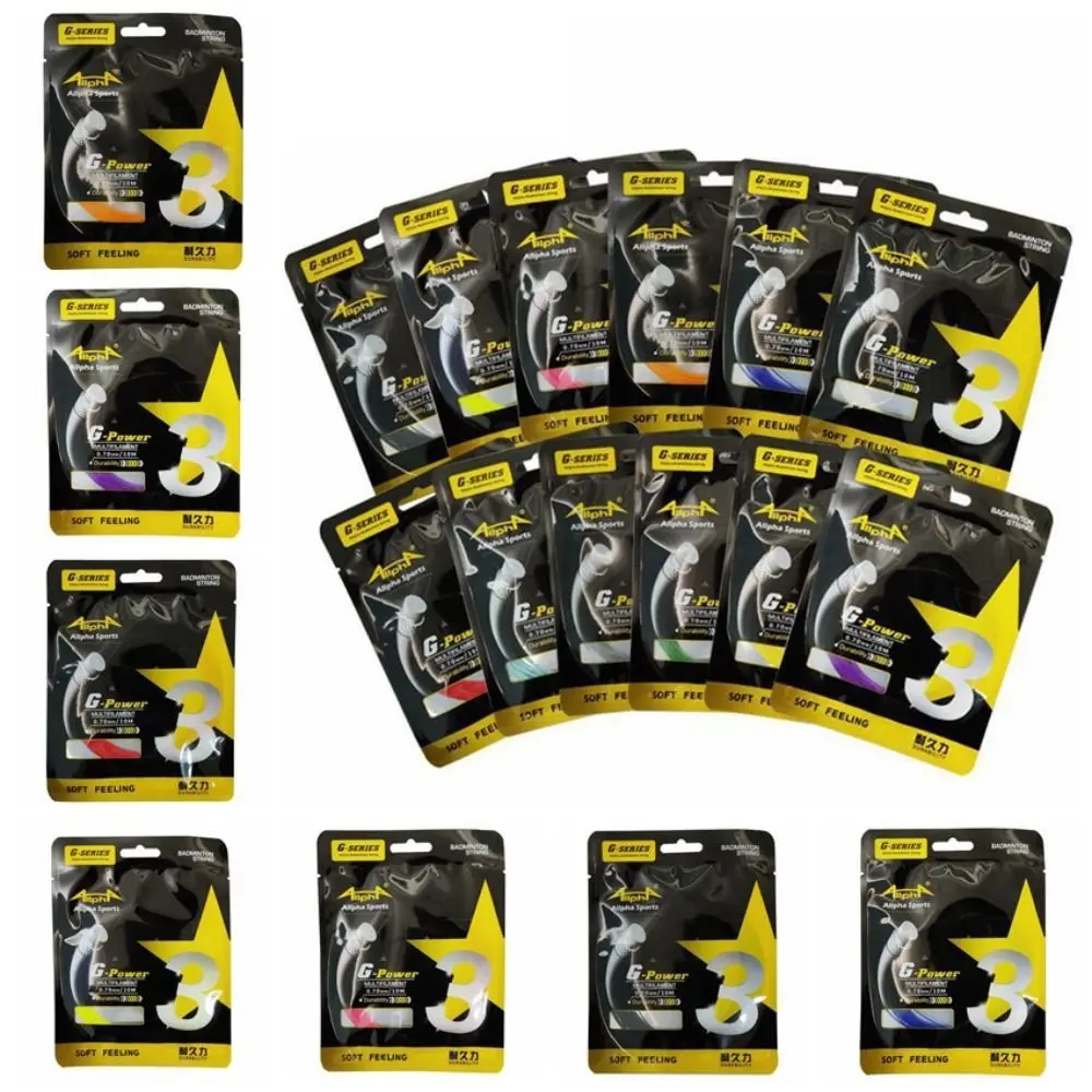 0.7mm G3 Badminton Racket Line High Elastic Standard Badminton String Line Professional Fiber Badminton String Amateur
0.7mm G3 Badminton Racket Line High Elastic Standard Badminton String Line Professional Fiber Badminton String Amateur