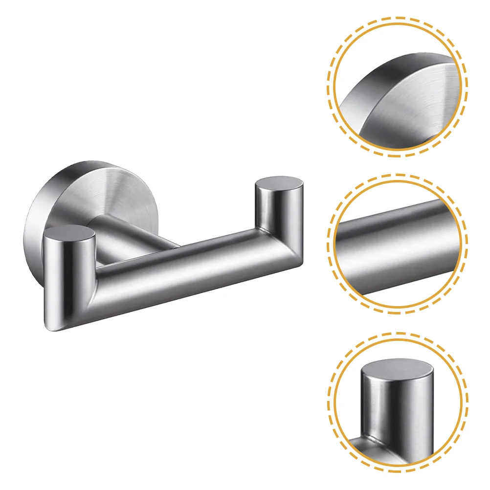 Coat Hook Stainless Steel Double Robe Towel Wall-mounted Heavy Duty for Hanging Towels Rack
Coat Hook Stainless Steel Double Robe Towel Wall-mounted Heavy Duty for Hanging Towels Rack