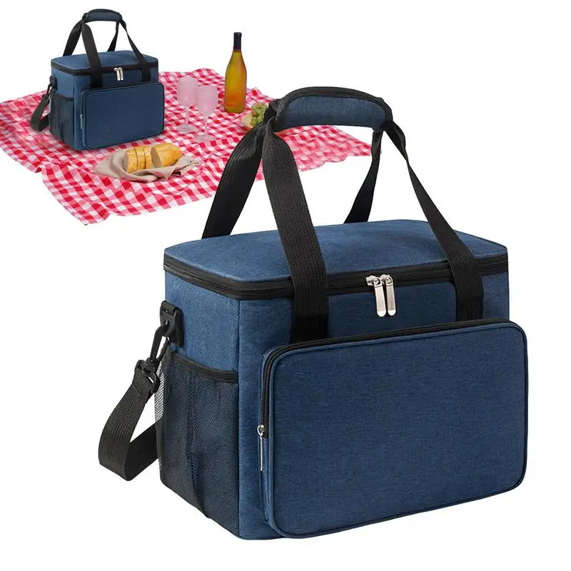 Soft Cooler Bag Reusable Cooler Bag With Thermal Insulation Leakproof Food Transport Hot/Cold Travel Insulated Bag Beach Cooler
Soft Cooler Bag Reusable Cooler Bag With Thermal Insulation Leakproof Food Transport Hot/Cold Travel Insulated Bag Beach Cooler