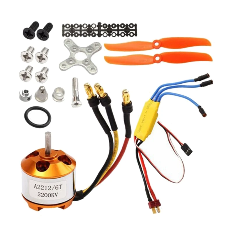 Двигатель 2212 6035 кВ + 30A ESC + пропеллер + протектор пропеллера, комплект электродвигателя для радиоуправляемого самолета, запчасти для двигателя, аксессуары
Двигатель 2212 6035 кВ + 30A ESC + пропеллер + протектор пропеллера, комплект электродвигателя для радиоуправляемого самолета, запчасти для двигателя, аксессуары