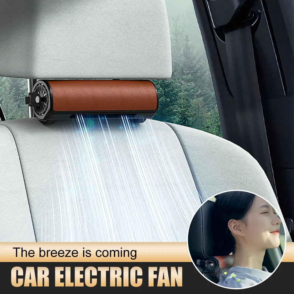 Portable Car Headrest Fan Front Rear Seat Cooling Fan USB Powered 3 Speed Strong Cooling Air Fan for SUV RV Vehicles Home Office
Portable Car Headrest Fan Front Rear Seat Cooling Fan USB Powered 3 Speed Strong Cooling Air Fan for SUV RV Vehicles Home Office