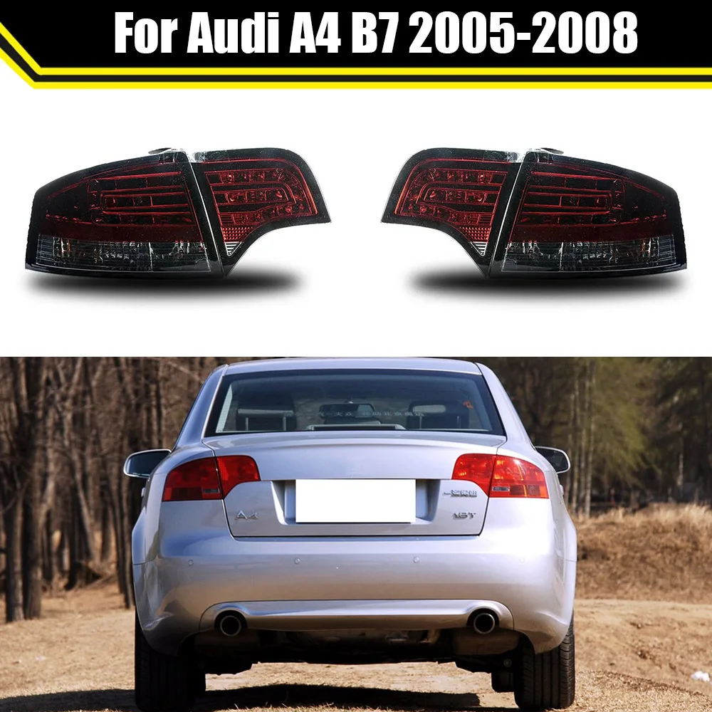 LED Taillight For Audi A4 B7 2005-2008 Car Rear Tail Light Dynamic Turning Signal Running Brake Reverse Lamp Taillamp Assembly
LED Taillight For Audi A4 B7 2005-2008 Car Rear Tail Light Dynamic Turning Signal Running Brake Reverse Lamp Taillamp Assembly