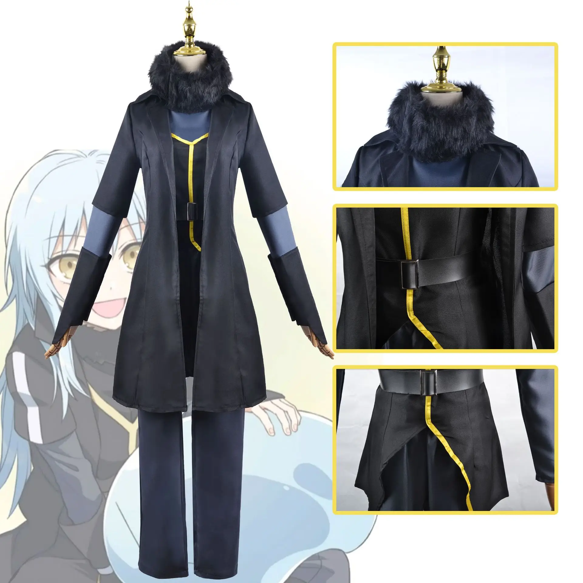 Anime Cosplay Costumes Rimuru Tempest Uniforms Suit Halloween Party Performance Role Playing Clothing for Women Men
Anime Cosplay Costumes Rimuru Tempest Uniforms Suit Halloween Party Performance Role Playing Clothing for Women Men
