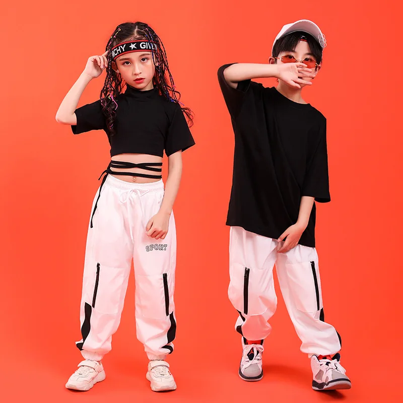 3-16Y Hip Hop Clothing Short Sleeve T Shirt Casual Pants For Girls Boy Jazz Ballroom Dancing Clothes Stage Outfits Rave Clothes
3-16Y Hip Hop Clothing Short Sleeve T Shirt Casual Pants For Girls Boy Jazz Ballroom Dancing Clothes Stage Outfits Rave Clothes