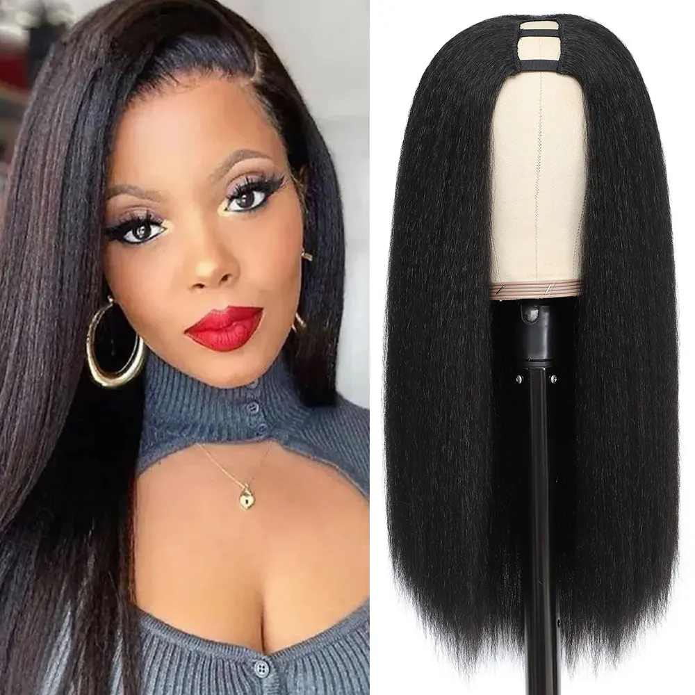 Kinky Straight U Part Wig 22Inch U Part Yaki Straight Wigs For Black Women Daily Use Glueless Full Machine Made Wigs Lihui
Kinky Straight U Part Wig 22Inch U Part Yaki Straight Wigs For Black Women Daily Use Glueless Full Machine Made Wigs Lihui