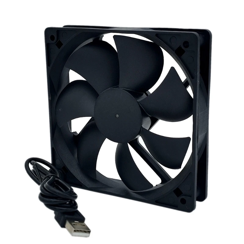 120x120x25mm Fan 12025 5V for DC Brushless Computer Cooling Fan 2200RPM USB 2 Pin Dual Ball Bearing PC Computer for Case N2UE
120x120x25mm Fan 12025 5V for DC Brushless Computer Cooling Fan 2200RPM USB 2 Pin Dual Ball Bearing PC Computer for Case N2UE