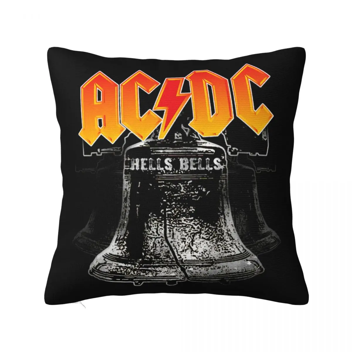 AC-DC Hells Bells Pillowcase Printed Polyester Cushion Cover Decor Throw Pillow Case Cover Home Zippered 45*45cm
AC-DC Hells Bells Pillowcase Printed Polyester Cushion Cover Decor Throw Pillow Case Cover Home Zippered 45*45cm