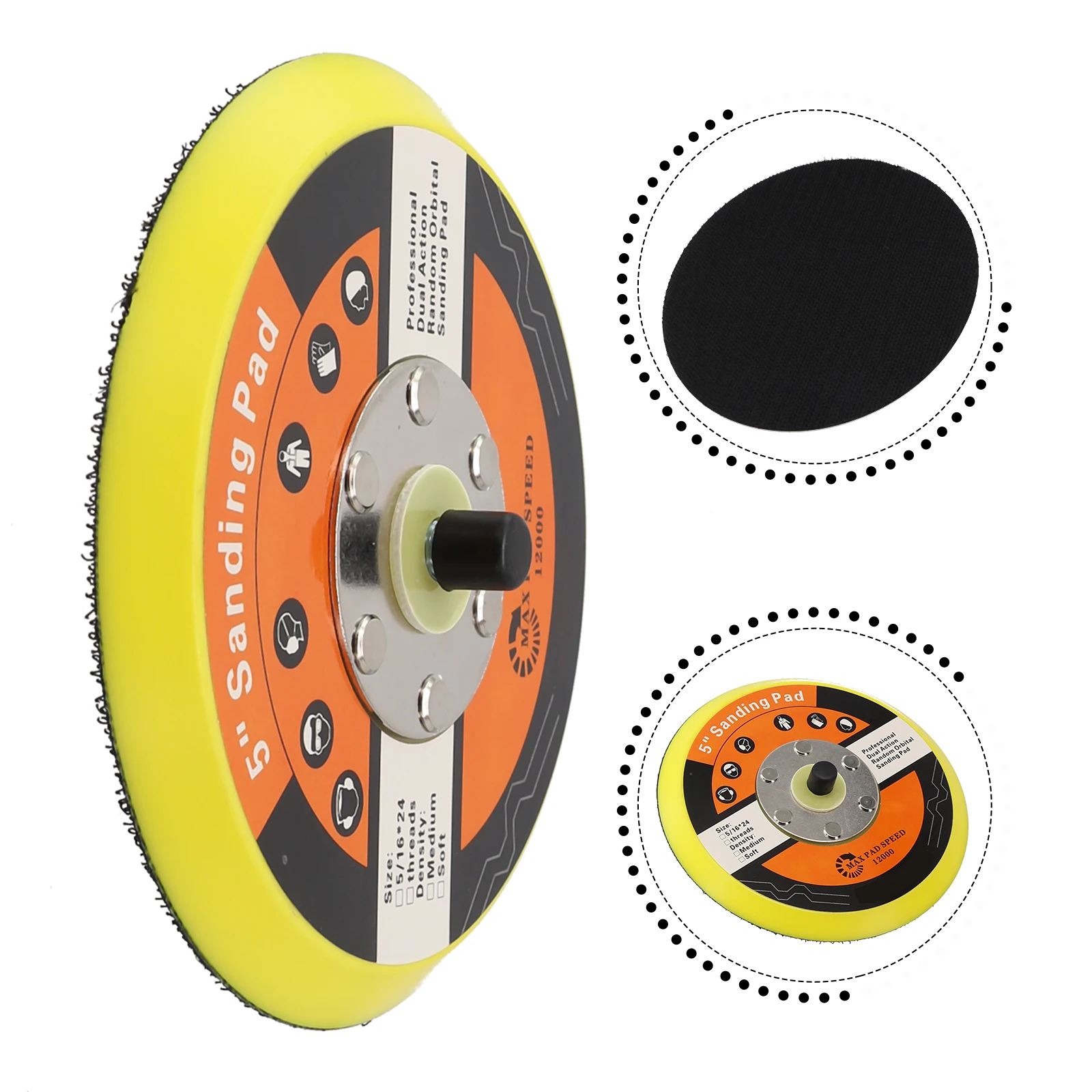 5'' 125mm Adhesive Back Sanding Pad Polisher Sander Machine Grinder Tools Wood Polish Disc Backing Plate Woodworking Sanding Pad
5'' 125mm Adhesive Back Sanding Pad Polisher Sander Machine Grinder Tools Wood Polish Disc Backing Plate Woodworking Sanding Pad