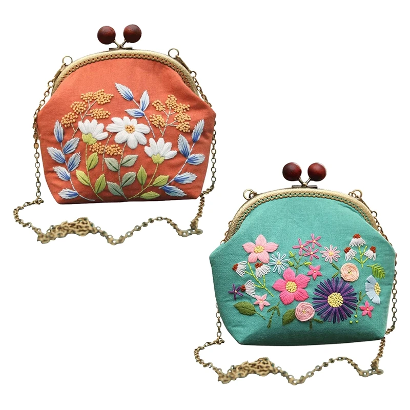 2Pcs Coin Purse Kit DIY Embroidered Coin Purse Kits Coin Purse Kit (Non Finished Products)
2Pcs Coin Purse Kit DIY Embroidered Coin Purse Kits Coin Purse Kit (Non Finished Products)