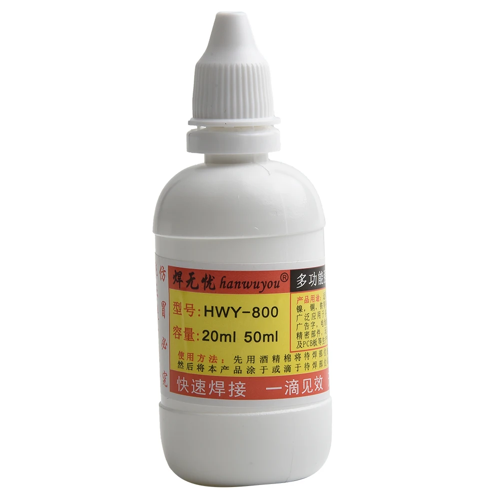 1pc Stainless Steel Flux 50ml Flux Soldering Paste Liquid Solder Tool Quick Welding Hand Tools Copper Iron Welding Accessories
1pc Stainless Steel Flux 50ml Flux Soldering Paste Liquid Solder Tool Quick Welding Hand Tools Copper Iron Welding Accessories