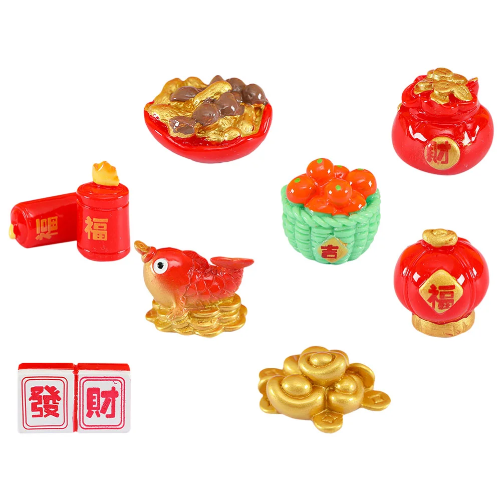 8 Pcs New Year Decorations Cuidado Del Interior Vehãculo Mini Resin Miniatures Chinese Aestechtic Room Figurines
8 Pcs New Year Decorations Cuidado Del Interior Vehãculo Mini Resin Miniatures Chinese Aestechtic Room Figurines