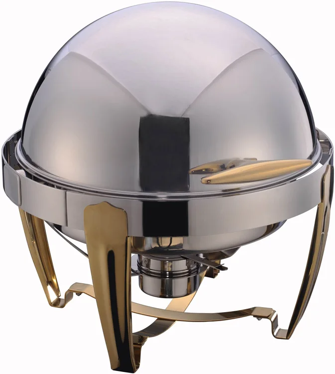 

Golden Ware 6L economic stainless steel buffet dome top chafing dish serving set food warmer buffet serving