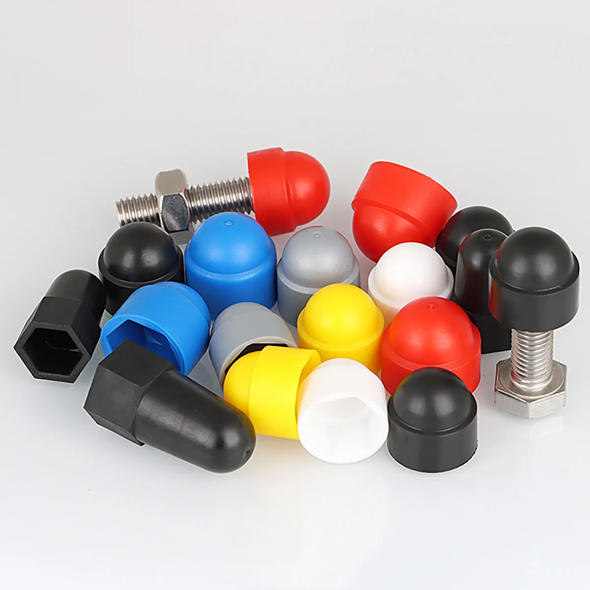 

Outer Hexagon Screw Protection Cover / Decorative Hexagon Nut Dust Cap / Ugly Dust And Rust Protection Cover Insulation Cover