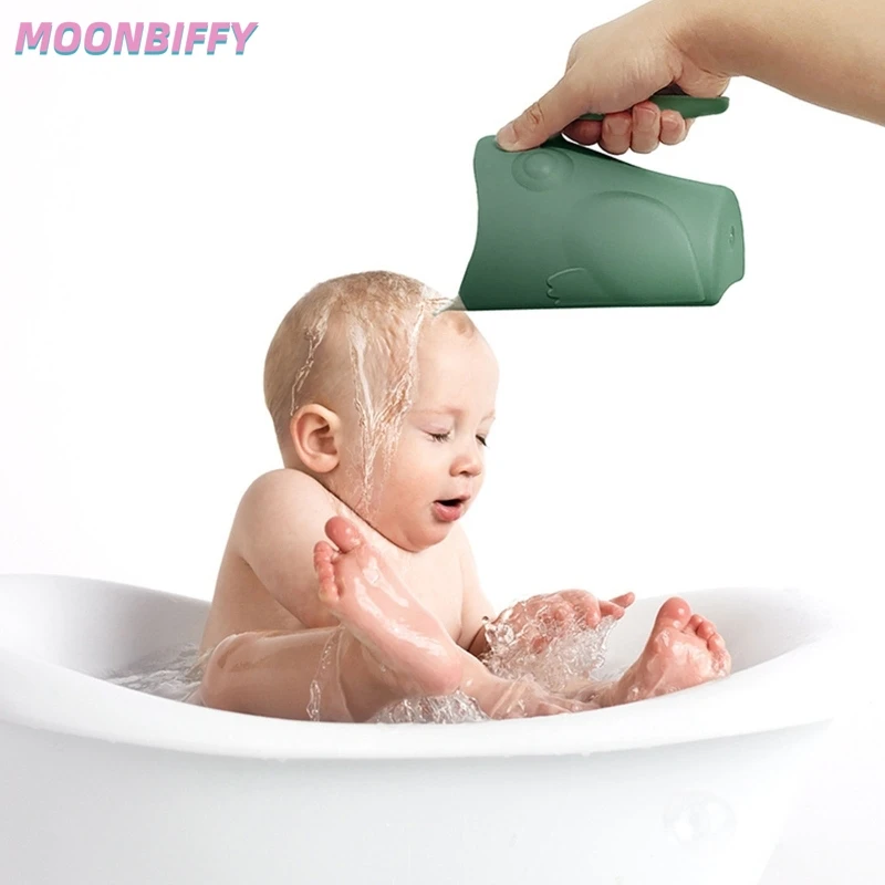 

Чашка для мытья душа, ложка для мытья ребенка, чашка для ванны, форма милой лягушки, детская чашка для ванны, ополаскиватель для шампуня для волос для малышей, ванночка