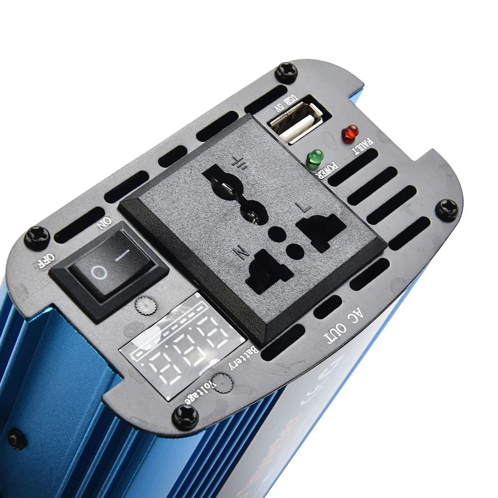 High Power Power Inverter Solar Aluminum Alloy Blue Modified Sine Wave W/Power Cord 1 Set 4000W Accessories High Quality
High Power Power Inverter Solar Aluminum Alloy Blue Modified Sine Wave W/Power Cord 1 Set 4000W Accessories High Quality