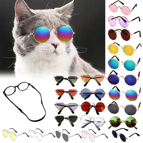 

For Dogs Cats Pet Accessories Glasses Sunglasses Harness Accessory Puppy Products Decorations Lenses Gadgets Goods For Animals