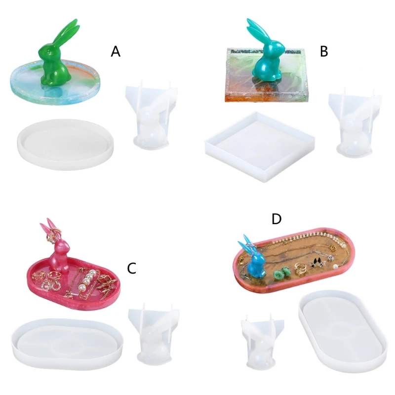 Jewelry Storage Tray Silicone Mold Rabbit Desktop Decoration Mold Epoxy Resin Molds for DIY Plate Ashtray Ornament Dropship
Jewelry Storage Tray Silicone Mold Rabbit Desktop Decoration Mold Epoxy Resin Molds for DIY Plate Ashtray Ornament Dropship