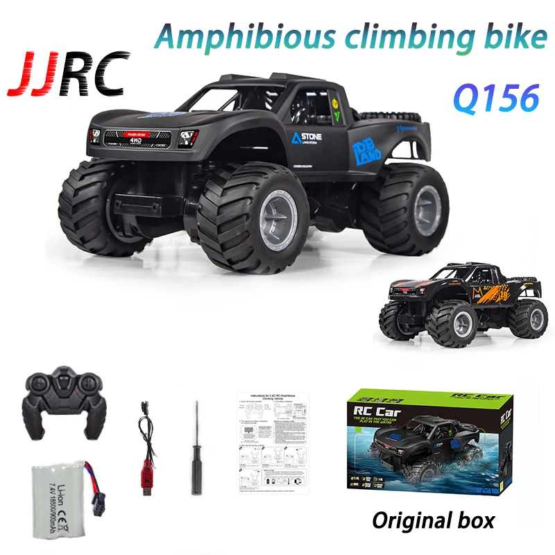 

4WD RC Car Amphibious Off-Road Vehicle 2.4G Remote Control Water Land Waterproof Crawler Stunt Climbing Truck Toys for Children