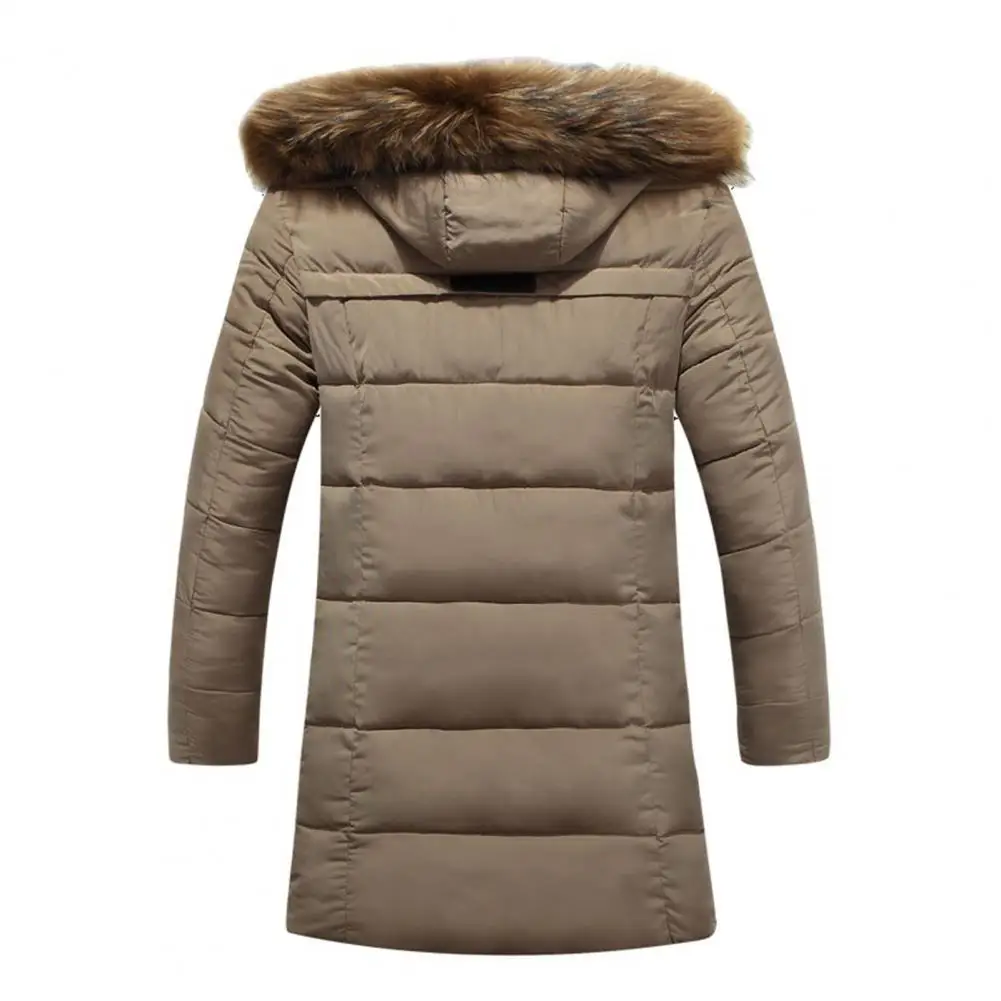 Cotton Coat with Pockets Winter Hooded Cotton Coat with Faux Fur Thick Padding Detachable Hat Windproof Warm Unisex Men Padded
Cotton Coat with Pockets Winter Hooded Cotton Coat with Faux Fur Thick Padding Detachable Hat Windproof Warm Unisex Men Padded