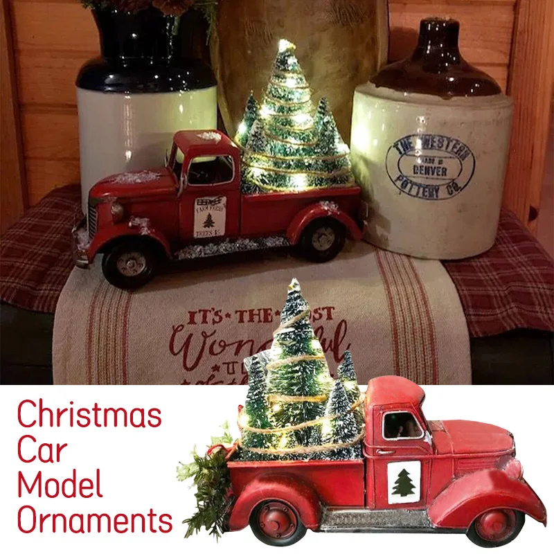 Christmas Red Truck Automobile Car Christmas Centerpiece Table With Lights Resin Ornament Craft Garden Yard Tree Decor Kids Gift
Christmas Red Truck Automobile Car Christmas Centerpiece Table With Lights Resin Ornament Craft Garden Yard Tree Decor Kids Gift
