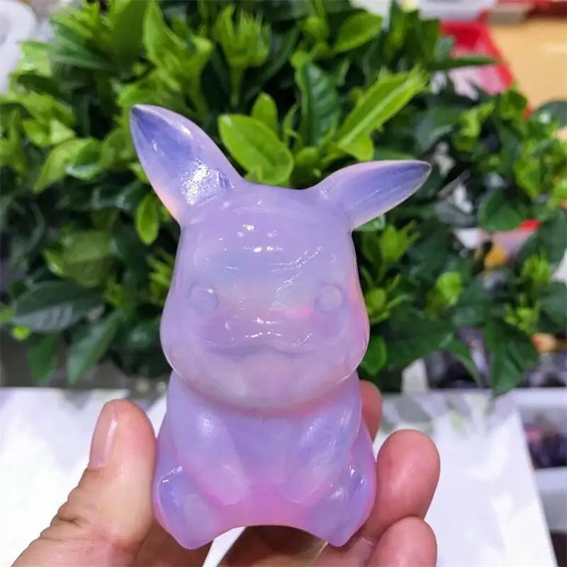 High Quality Pink Opalite Cartoon Carvings Quartz Hand Carved Crystals Healing Polished Mineral Ornaments Home Decoration 1pcs
High Quality Pink Opalite Cartoon Carvings Quartz Hand Carved Crystals Healing Polished Mineral Ornaments Home Decoration 1pcs