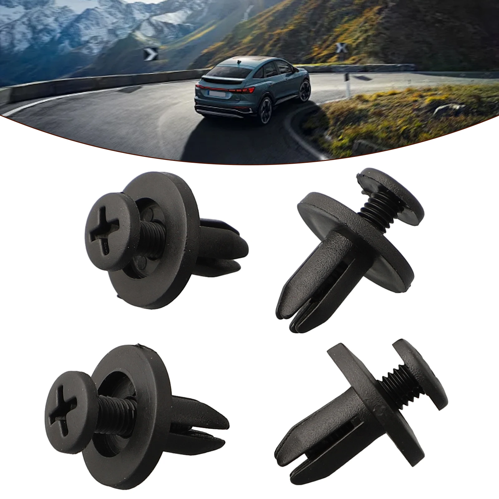 Durable High Quality Clips Moulding Accessories Black Bumper Fastener Plastic Push Pin Rivet Side Skirts Truck
Durable High Quality Clips Moulding Accessories Black Bumper Fastener Plastic Push Pin Rivet Side Skirts Truck