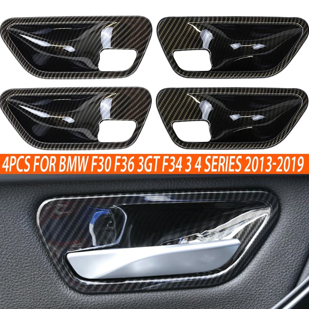 4PCS ABS Car Door Inner Handle Bowls Cover Trim Decoration Sticker For BMW F30 F36 3GT F34 3 4 Series 2013-2019 Car Accessories
4PCS ABS Car Door Inner Handle Bowls Cover Trim Decoration Sticker For BMW F30 F36 3GT F34 3 4 Series 2013-2019 Car Accessories