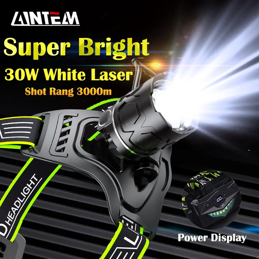 Powerful LED Headlamp Long Rang 3000m 30W Headlight Flashlight USB Rechargeable Head Lamp Camping Lanterna Use 18650 Battery
Powerful LED Headlamp Long Rang 3000m 30W Headlight Flashlight USB Rechargeable Head Lamp Camping Lanterna Use 18650 Battery