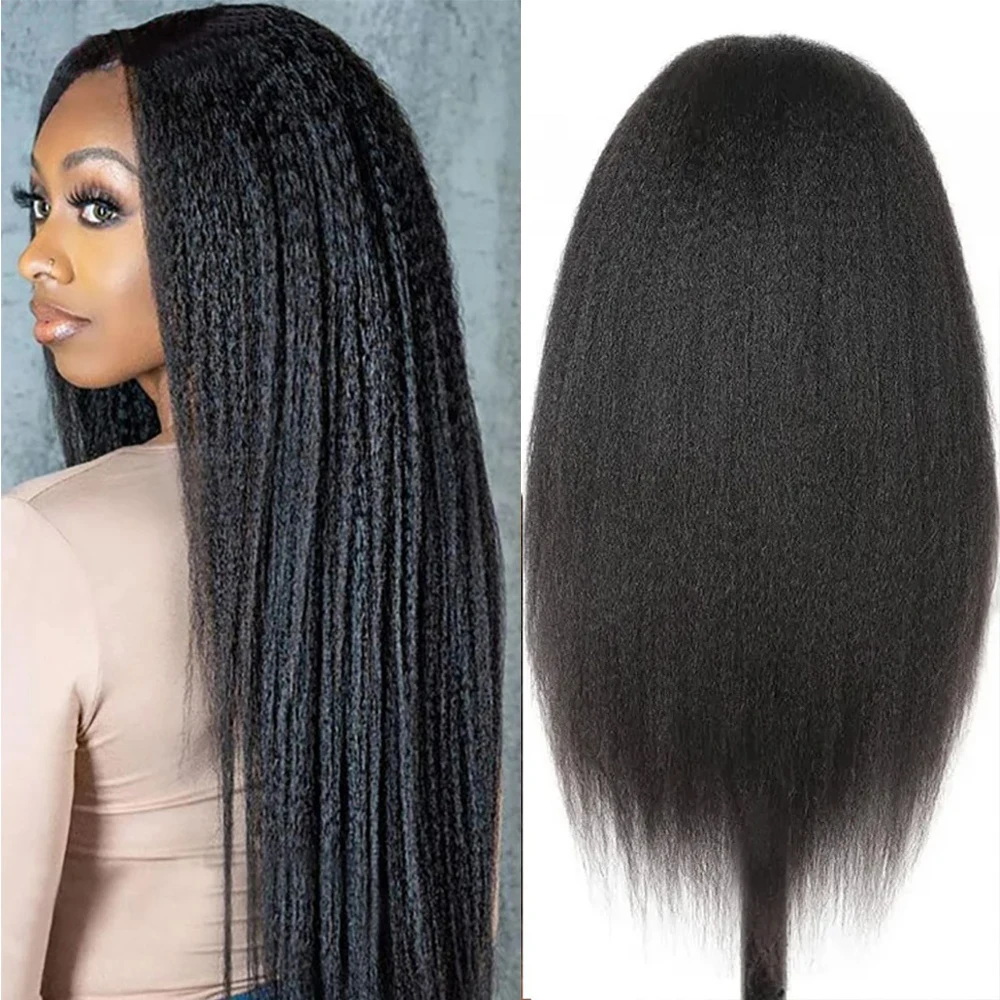 

30 32 Inch Pre Plucked Peruvian For Women \Kinky Straight HD Lace Wig Human Hair Culry Wave 360 Lace Frontal Wigs