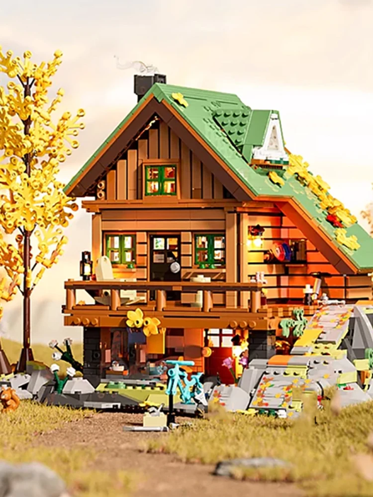 mountain cabin House Buildings Sets, City Apartment Store Architecture Modular Buildings Blocks Model Kit Gift for Kids 2255pcs mountain cabin House Buildings Sets, City Apartment Store Architecture Modular Buildings Blocks Model Kit Gift for Kids 2255pcs