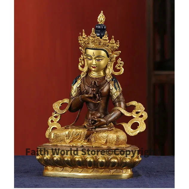 21CM large -High-grade gilding Buddha brass statue- HOME family TOP effective protection Tibetan Nepal Vajrasattva Buddha
21CM large -High-grade gilding Buddha brass statue- HOME family TOP effective protection Tibetan Nepal Vajrasattva Buddha
