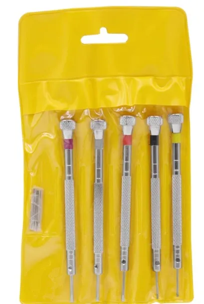 5pcs Slotted Cross Screwdriver Set Mini Small For Watch Cell Mobile Phone Repair Tools Watchmaker Precision Open Tool
5pcs Slotted Cross Screwdriver Set Mini Small For Watch Cell Mobile Phone Repair Tools Watchmaker Precision Open Tool