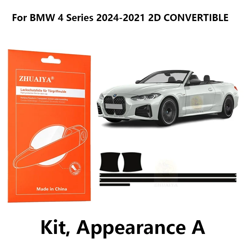 Защитная пленка ZHUAIYA для красок дверной ручки, ТПУ PPF для BMW4 серии 2024-2021 2D, автомобильные аксессуары-трансформеры
Защитная пленка ZHUAIYA для красок дверной ручки, ТПУ PPF для BMW4 серии 2024-2021 2D, автомобильные аксессуары-трансформеры