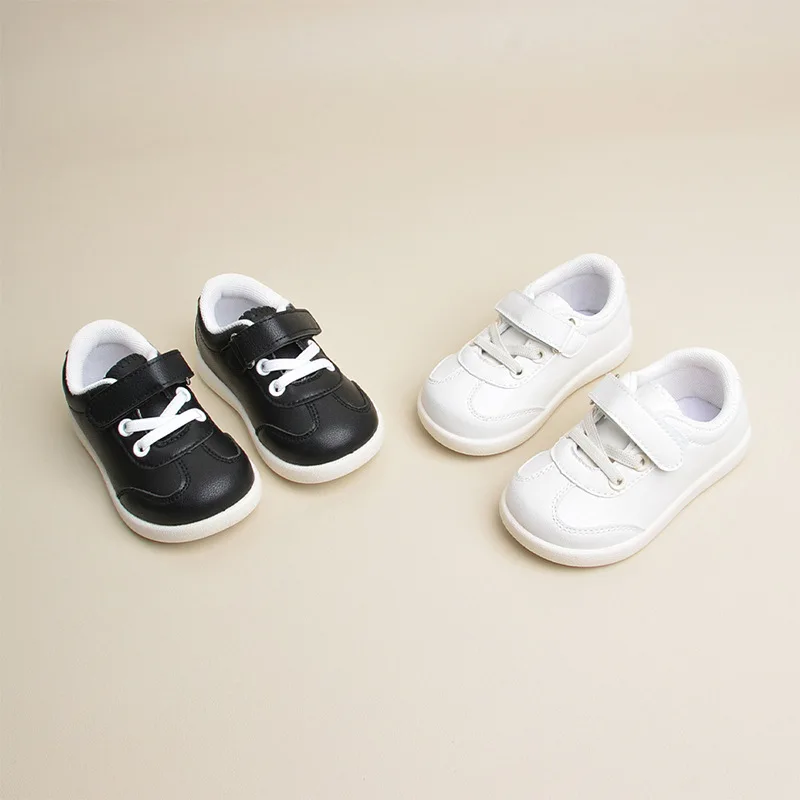 Children Casual Shoes Kids Soft Leather Shoes Girls School Black White Sneakers Soft Sole Comfort Boy Shoes Toddler Flats Tênis 
Children Casual Shoes Kids Soft Leather Shoes Girls School Black White Sneakers Soft Sole Comfort Boy Shoes Toddler Flats Tênis