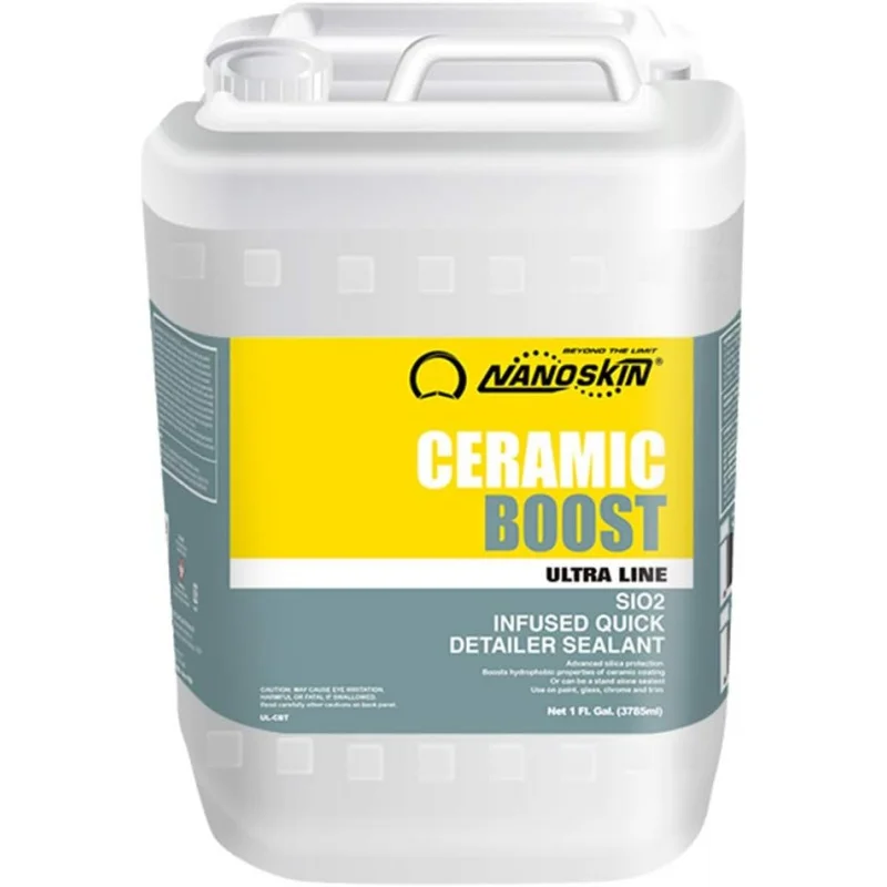 Nanoskin Ultra Line CERAMIC BOOST 5 Gallons - DIY Ceramic SiO2 Spray Sealant (Safe for All Finishes and Ceramic Coatings) | Prop
Nanoskin Ultra Line CERAMIC BOOST 5 Gallons - DIY Ceramic SiO2 Spray Sealant (Safe for All Finishes and Ceramic Coatings) | Prop
