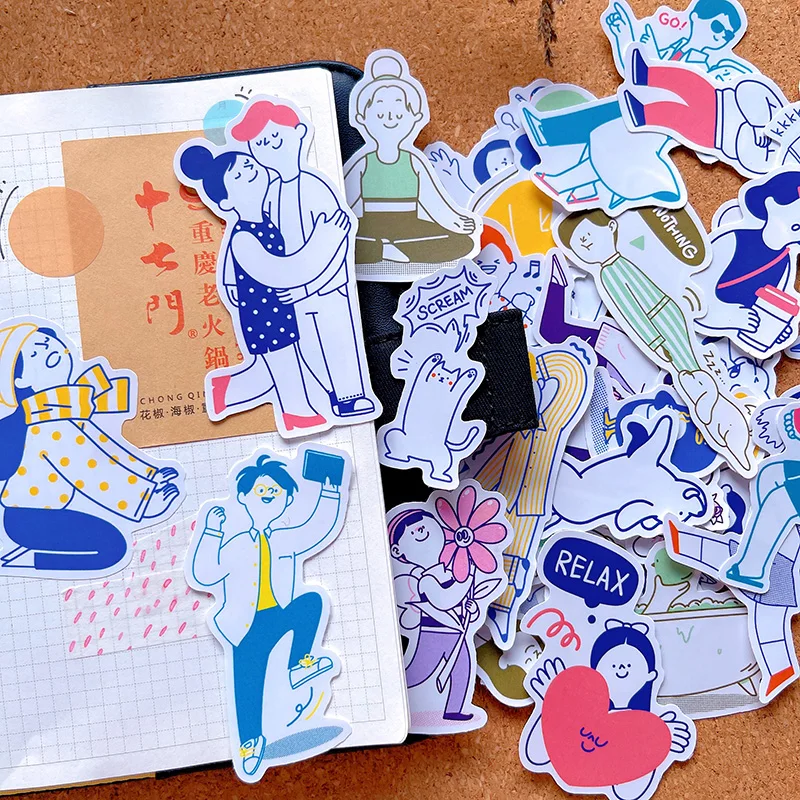 Stickers 42pcs Character Hand Account Stickers Cute Boys And Girls Beautiful Cartoon Mobile Phone Case Ipad Notebook Material
Stickers 42pcs Character Hand Account Stickers Cute Boys And Girls Beautiful Cartoon Mobile Phone Case Ipad Notebook Material