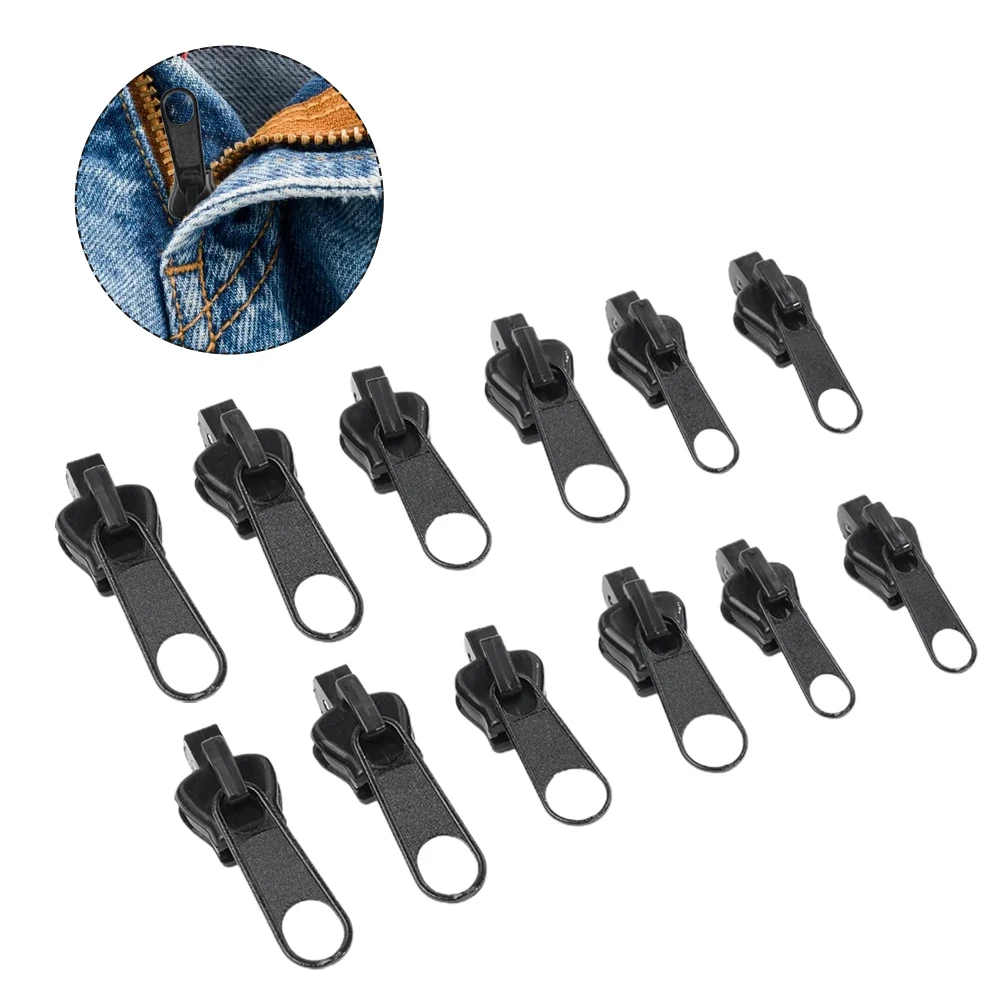 12Pcs Instant Fix Zippers Repair Kits 3 Sizes Universal Replacement Zip Slider Teeth Rescue Zippers Sewing Clothes Part
12Pcs Instant Fix Zippers Repair Kits 3 Sizes Universal Replacement Zip Slider Teeth Rescue Zippers Sewing Clothes Part