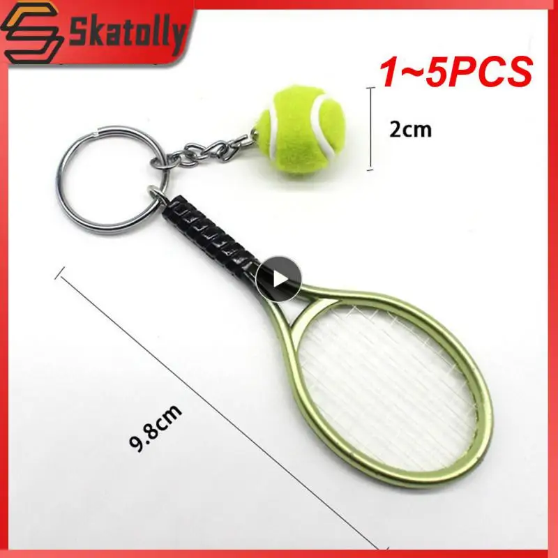 1~5PCS Simulation Mini Tennis Racket Ball Keychain Pendant Bag Key Ring Sports Key Chain Souvenir Gifts Accessories
1~5PCS Simulation Mini Tennis Racket Ball Keychain Pendant Bag Key Ring Sports Key Chain Souvenir Gifts Accessories