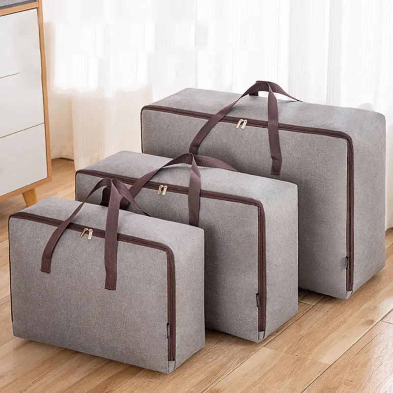 Solid Color Simple Quilt Storage Bag Household Foldable Blanket Organizer Portable Large Capacity Clothing Moving Luggage Pack
Solid Color Simple Quilt Storage Bag Household Foldable Blanket Organizer Portable Large Capacity Clothing Moving Luggage Pack