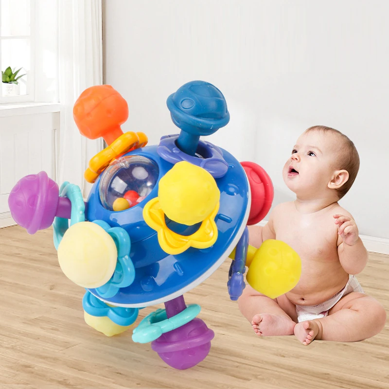 Baby Rattle Teethers Toys 0-12 Months Sensory Baby Balls Chew Toys Montessori Grasping Activities Infant Toys for Girls Boys
Baby Rattle Teethers Toys 0-12 Months Sensory Baby Balls Chew Toys Montessori Grasping Activities Infant Toys for Girls Boys