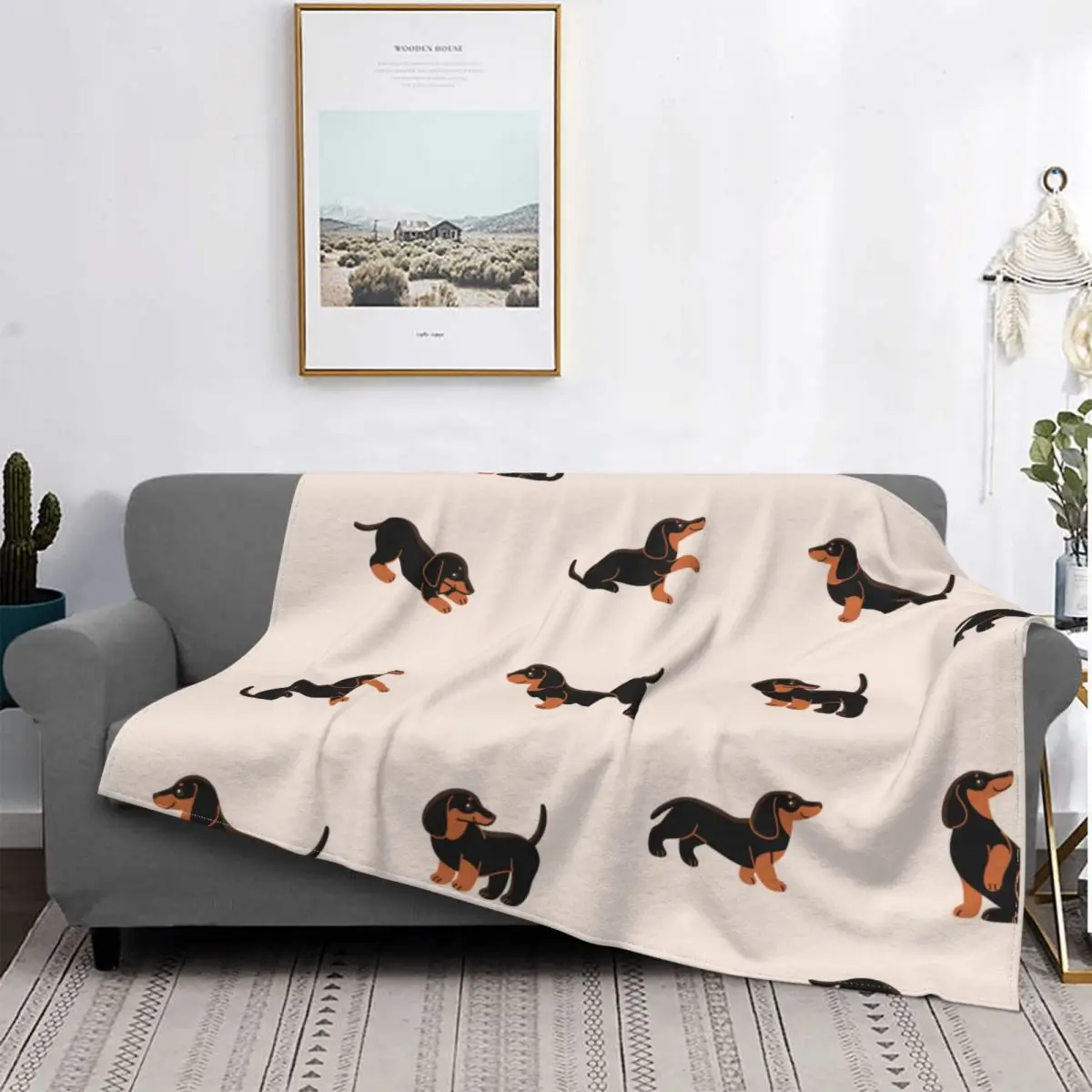 Cartoon Happy Dachshund Blankets Velvet Dog Lover Super Soft Throw Blankets for Car Sofa Couch Bed Rug
Cartoon Happy Dachshund Blankets Velvet Dog Lover Super Soft Throw Blankets for Car Sofa Couch Bed Rug