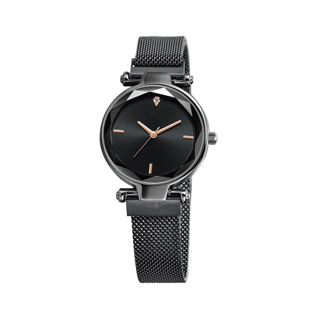 New High-End Women'S Quartz Watch Black Luxury And Elegant Women'S Classic Steel Watch Trendy Mesh Strap Relogios Feminino
New High-End Women'S Quartz Watch Black Luxury And Elegant Women'S Classic Steel Watch Trendy Mesh Strap Relogios Feminino