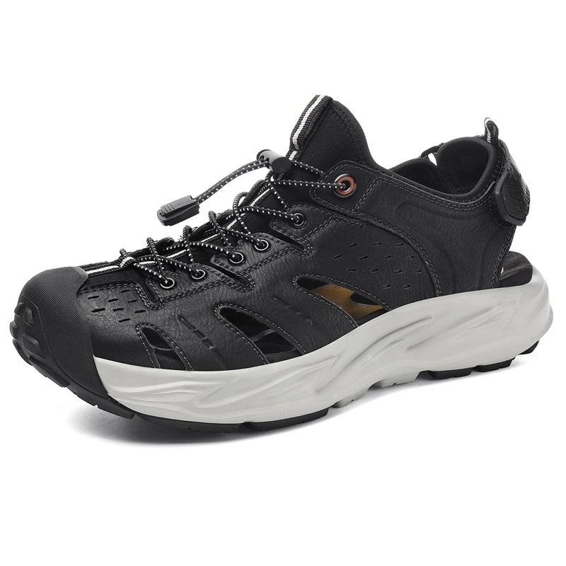 Men's Sports Leisure Sandals Summer Tough and Wear-resistant Sports Shoes Refreshing Sneakers Sandals Baotou Outdoor Beach Shoes
Men's Sports Leisure Sandals Summer Tough and Wear-resistant Sports Shoes Refreshing Sneakers Sandals Baotou Outdoor Beach Shoes
