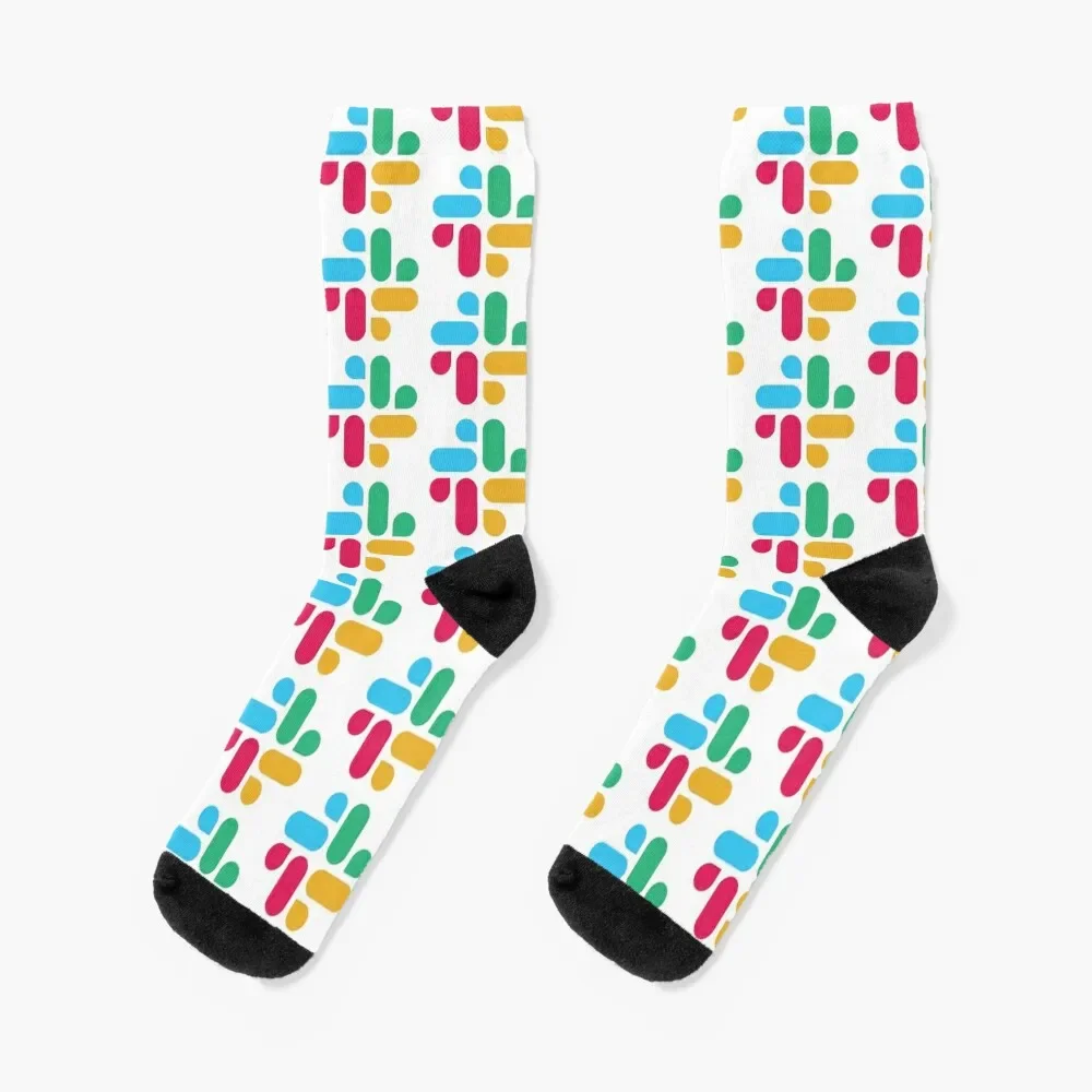 

Slack Logotype Socks christmas gifts cute Stockings compression heated Socks Men Women's