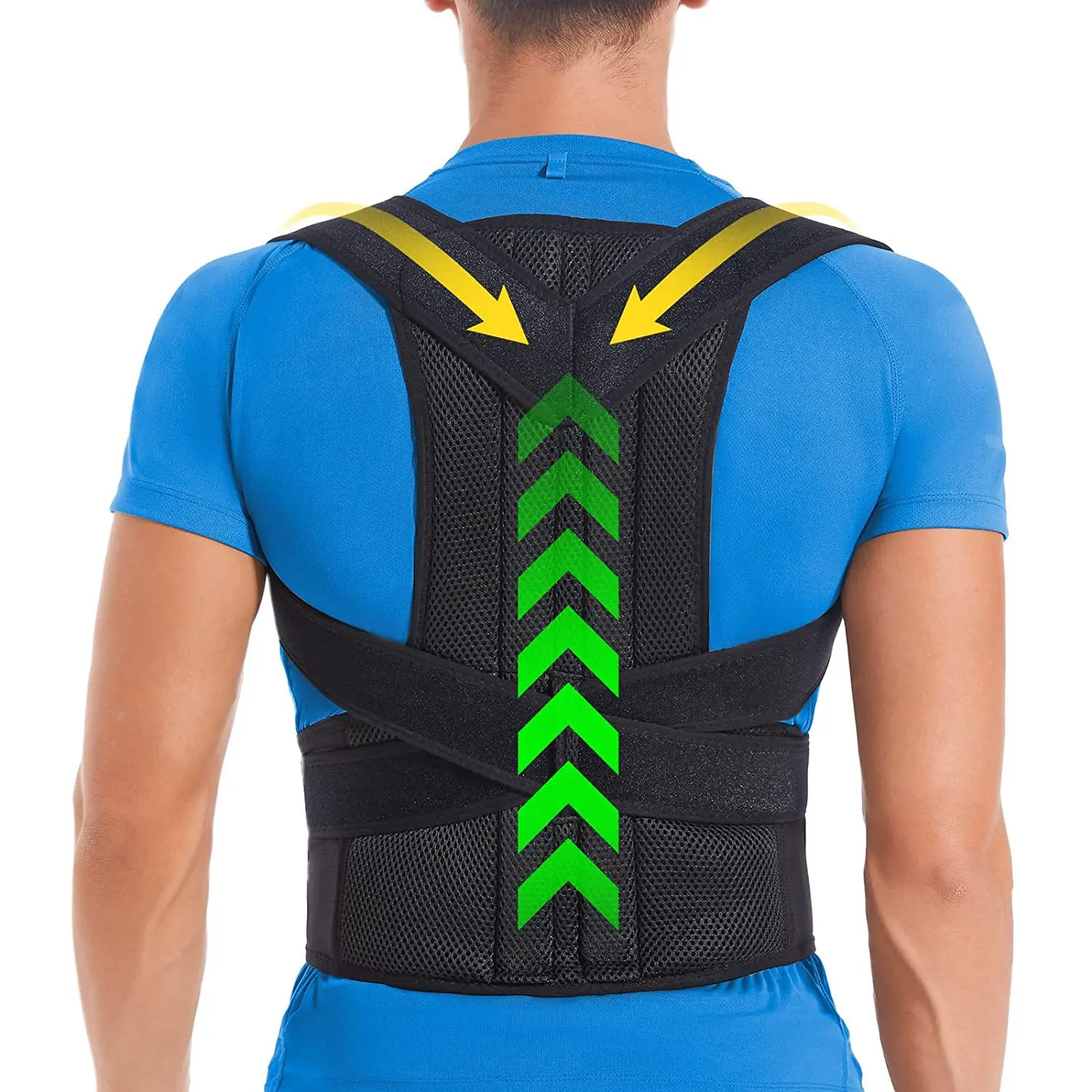 Alloy Shoulder Spinal Back Pain Support Brace Scoliosis Humpback Girdle Orthopedic Lumbar Poor Posture Corrector Belt Women Men
Alloy Shoulder Spinal Back Pain Support Brace Scoliosis Humpback Girdle Orthopedic Lumbar Poor Posture Corrector Belt Women Men