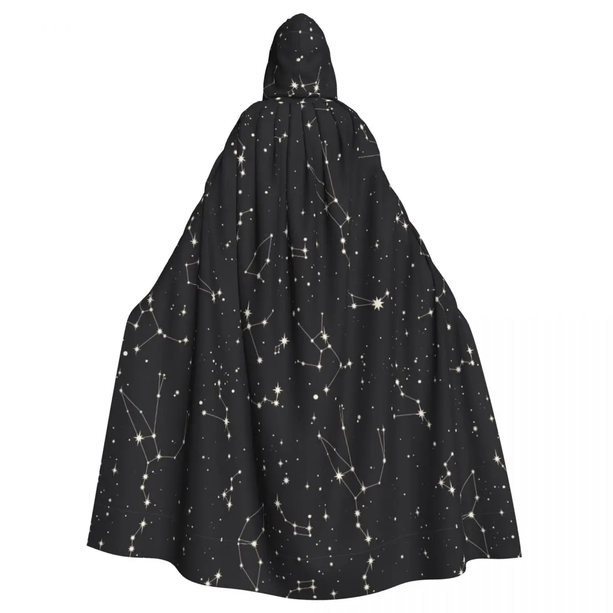 Hooded Cloak Polyester Unisex Witch Cape Costume Accessory Star Constellation Elf Purim
Hooded Cloak Polyester Unisex Witch Cape Costume Accessory Star Constellation Elf Purim