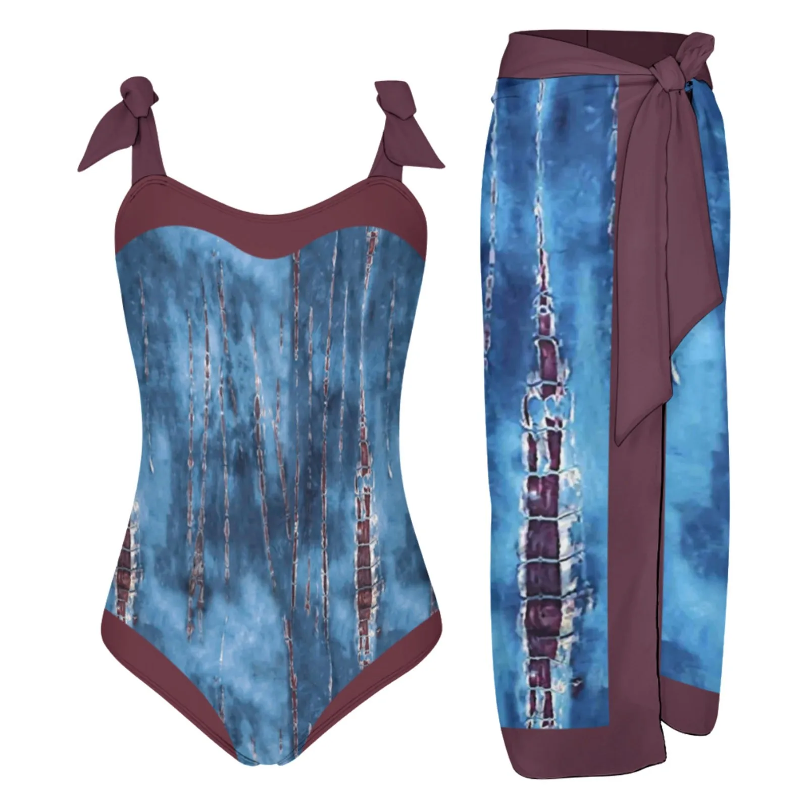 Womens Swimsuits with Shorts Bottoms Set Women 1 Piece Swimwear+1 Piece Cover UP Two Piece Vintage Print Swimsuit Monokini
Womens Swimsuits with Shorts Bottoms Set Women 1 Piece Swimwear+1 Piece Cover UP Two Piece Vintage Print Swimsuit Monokini