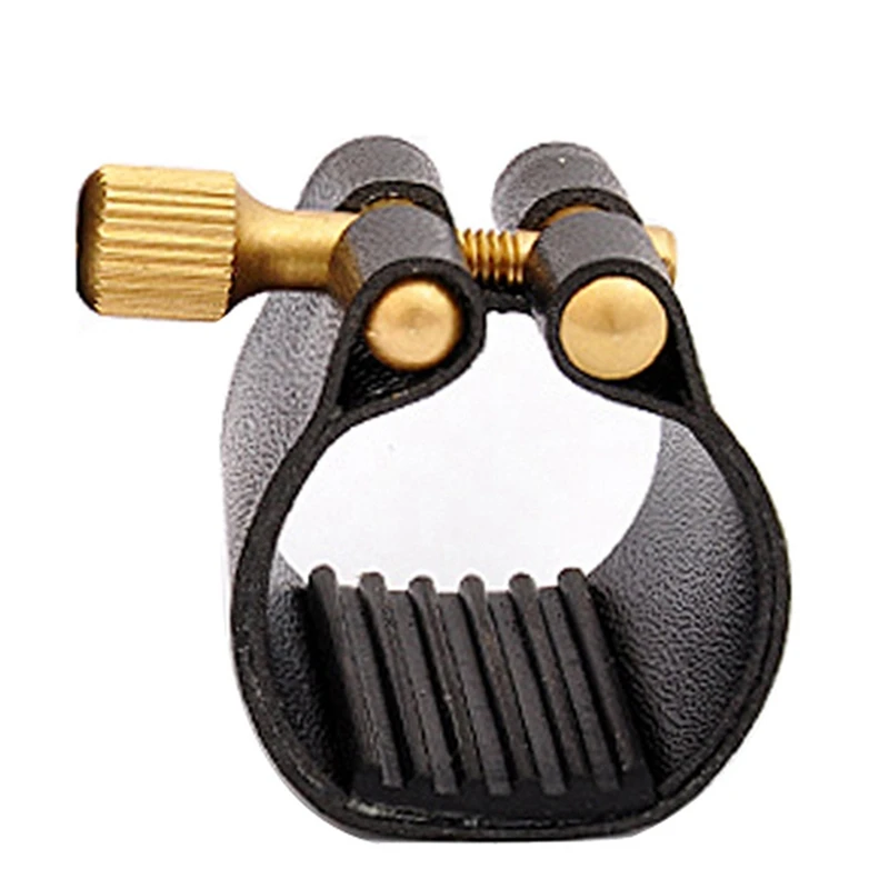 

Clarinet Ligature Alto Saxophone Ligature Fastener Compact Durable Artificial Leather For Alto Saxophone Rubber Mouthpiece
