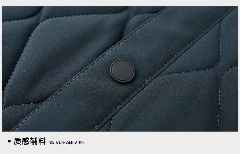 سترة رجالية فاخرة من حرير التوت بياقة عالية، تصميم جديد أنيق لفصلي الخريف والشتاء، معطف عملي غير رسمي مقاوم للرياح سترة رجالية فاخرة من حرير التوت بياقة عالية، تصميم جديد أنيق لفصلي الخريف والشتاء، معطف عملي غير رسمي مقاوم للرياح